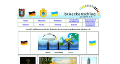Desktop Screenshot of brueckenschlag-ukraine.de